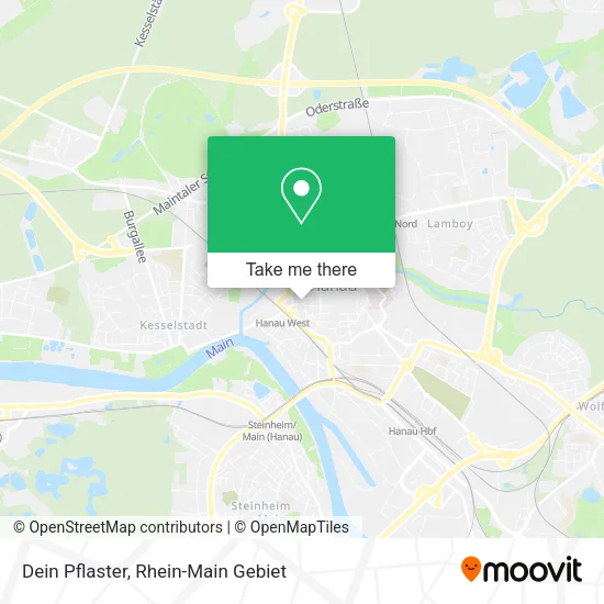 Карта Dein Pflaster