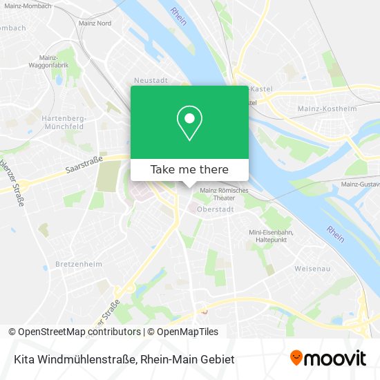 Карта Kita Windmühlenstraße
