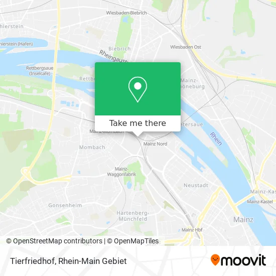 Карта Tierfriedhof