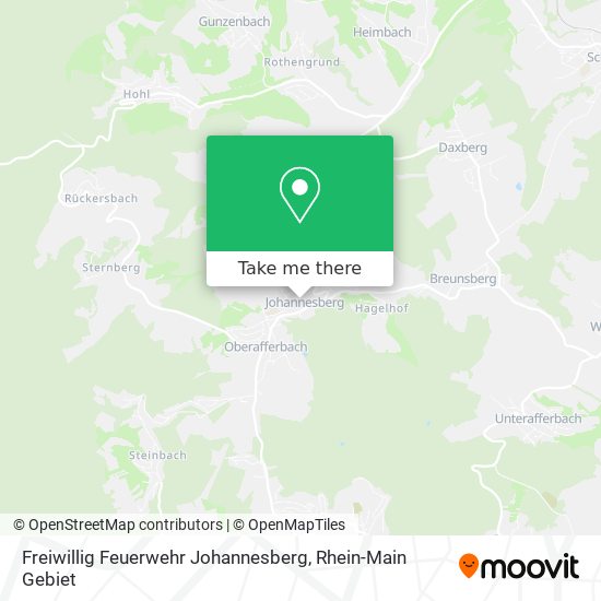 Freiwillig Feuerwehr Johannesberg map