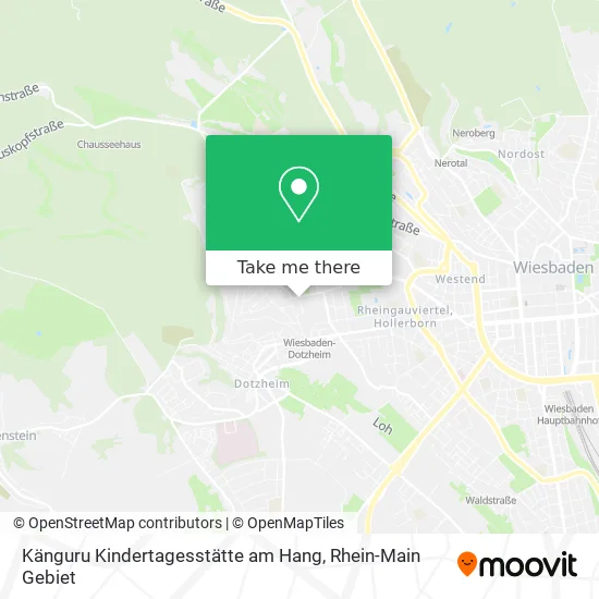 Карта Känguru Kindertagesstätte am Hang