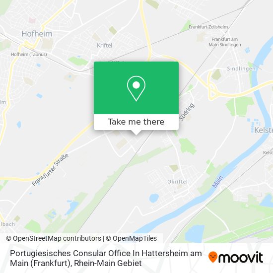 Portugiesisches Consular Office In Hattersheim am Main (Frankfurt) map