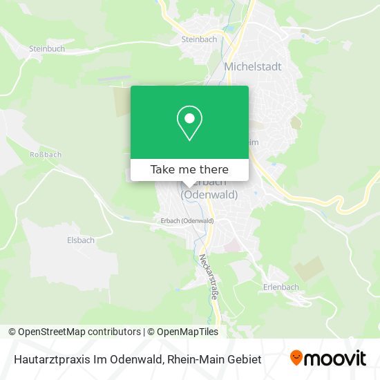 Hautarztpraxis Im Odenwald map