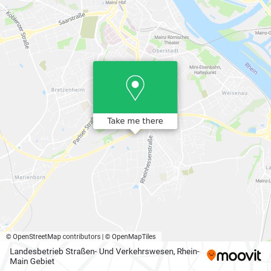 Landesbetrieb Straßen- Und Verkehrswesen map