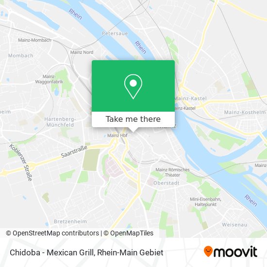Chidoba - Mexican Grill map