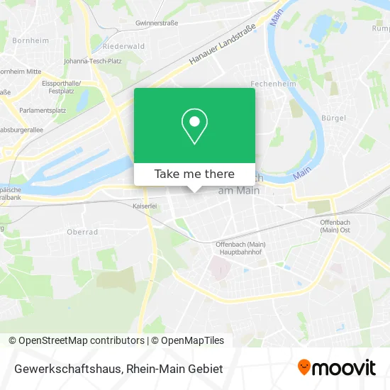 Карта Gewerkschaftshaus