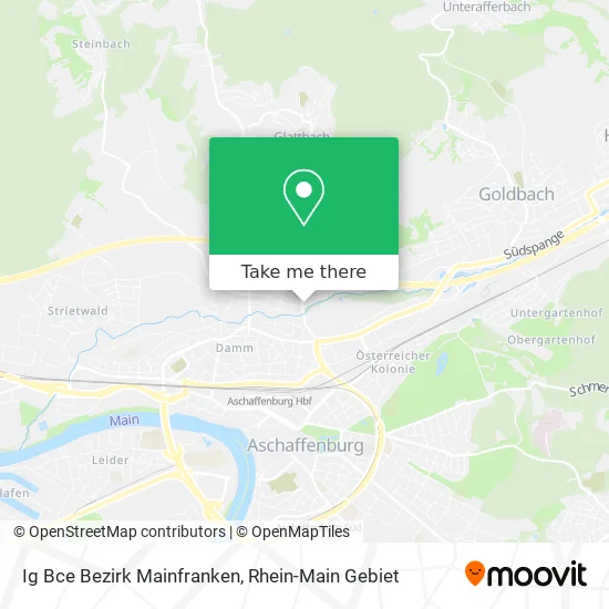 Карта Ig Bce Bezirk Mainfranken