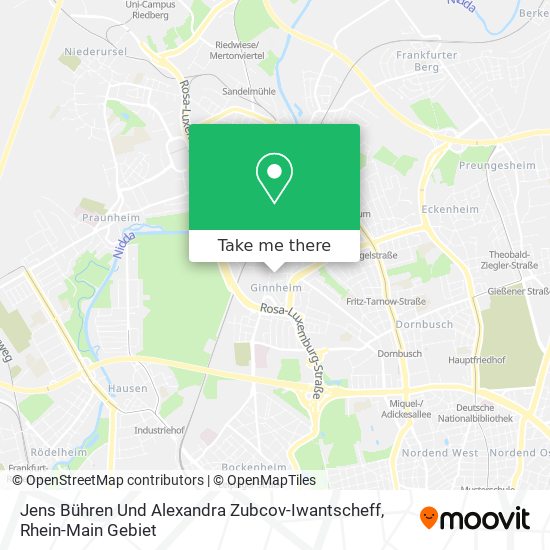 Jens Bühren Und Alexandra Zubcov-Iwantscheff map