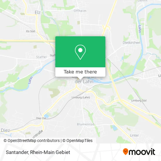 Карта Santander