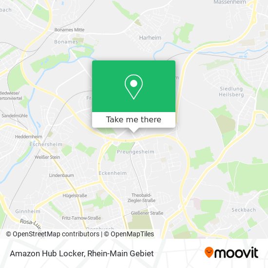 Amazon Hub Locker map