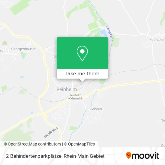 Карта 2 Behindertenparkplätze