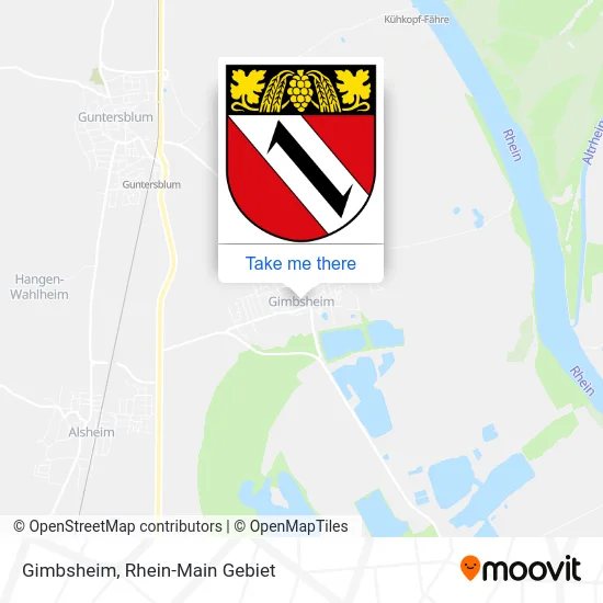 Карта Gimbsheim