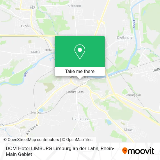 Карта DOM Hotel LIMBURG Limburg an der Lahn