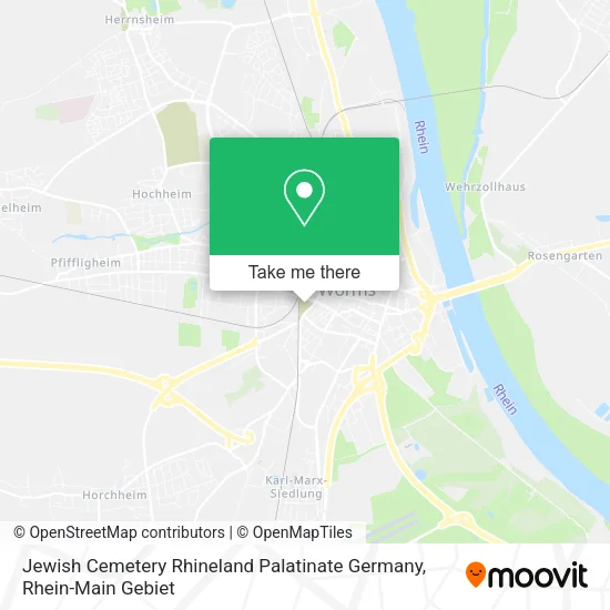 Карта Jewish Cemetery Rhineland Palatinate Germany