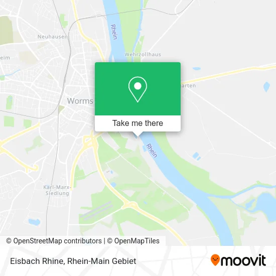 Карта Eisbach Rhine