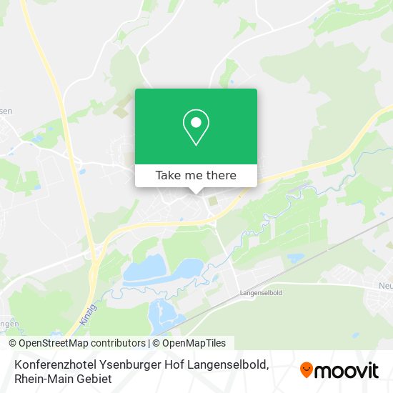 Konferenzhotel Ysenburger Hof Langenselbold map
