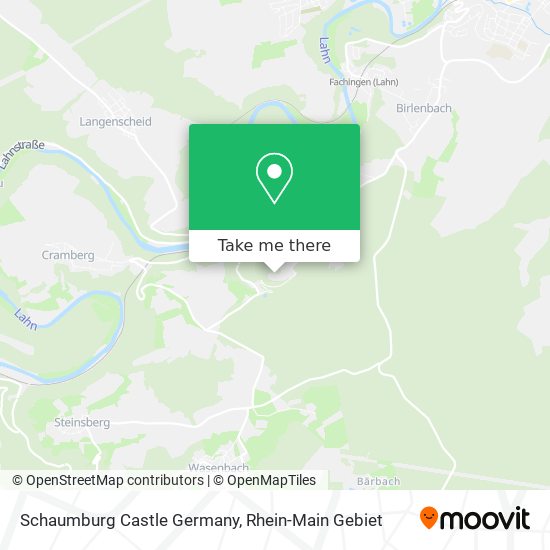 Schaumburg Castle Germany map