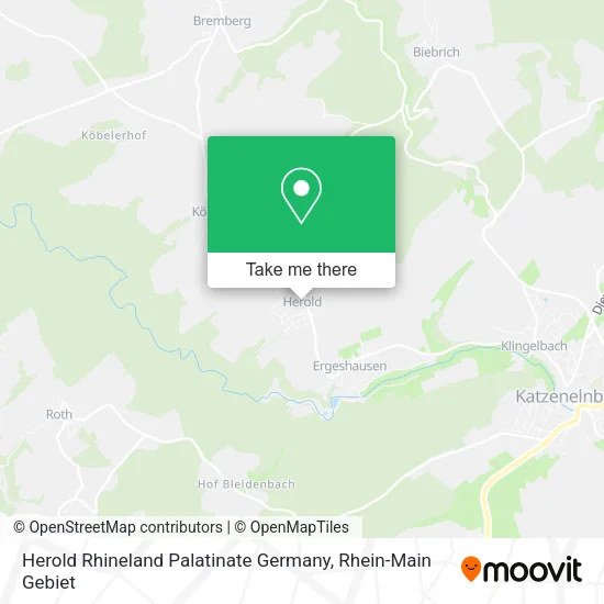 Карта Herold Rhineland Palatinate Germany