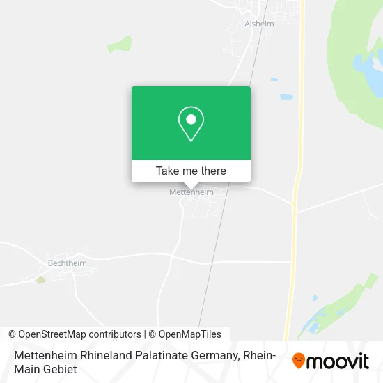 Карта Mettenheim Rhineland Palatinate Germany