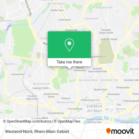 Карта Westend-Nord