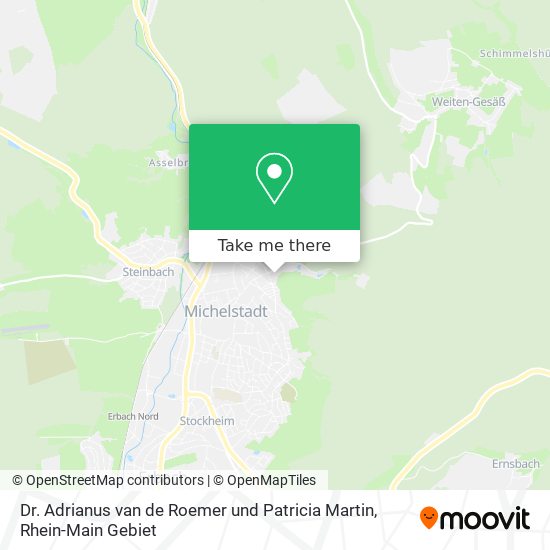 Dr. Adrianus van de Roemer und Patricia Martin map
