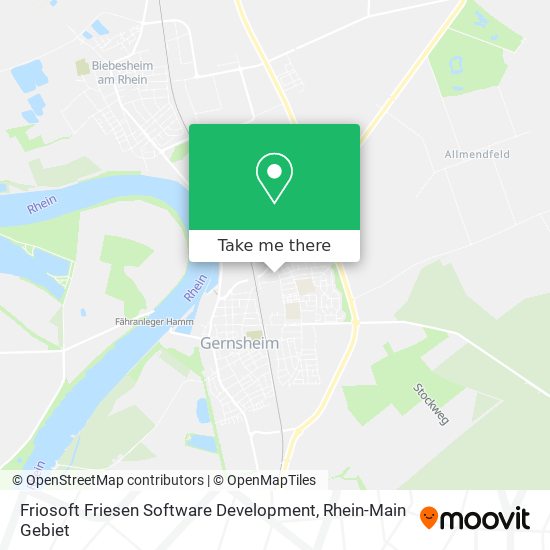 Friosoft Friesen Software Development map