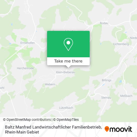 Baltz Manfred Landwirtschaftlicher Familienbetrieb map