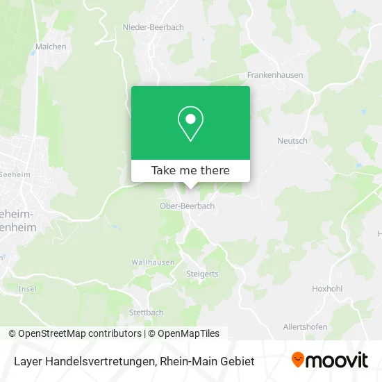 Карта Layer Handelsvertretungen