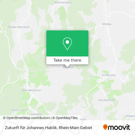 Карта Zukunft für Johannes Hablik