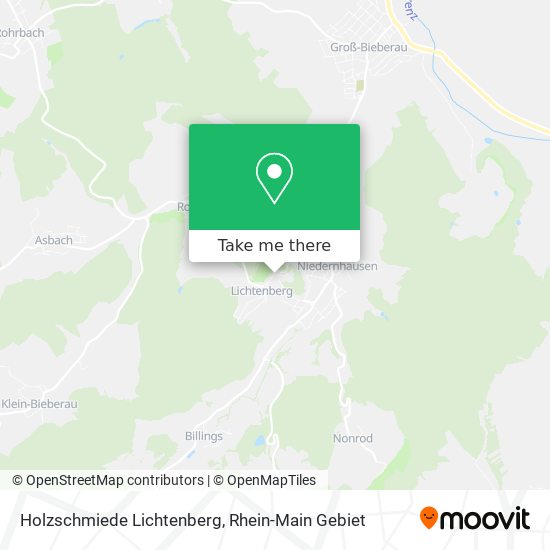 Holzschmiede Lichtenberg map