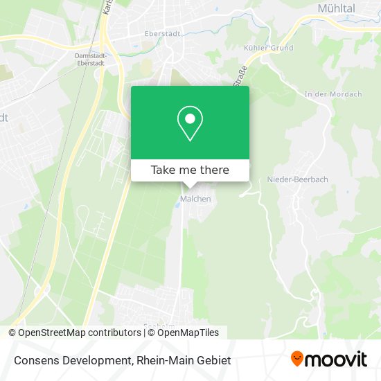 Consens Development map