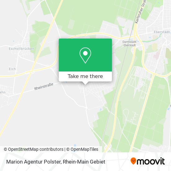 Marion Agentur Polster map