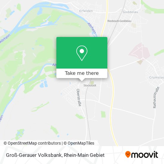Groß-Gerauer Volksbank map