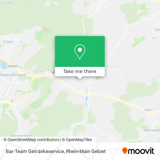 Карта Bar-Team Getränkeservice