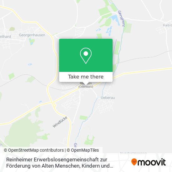 Reinheimer Erwerbslosengemeinschaft zur Förderung von Alten Menschen, Kindern und Jugendlichen map