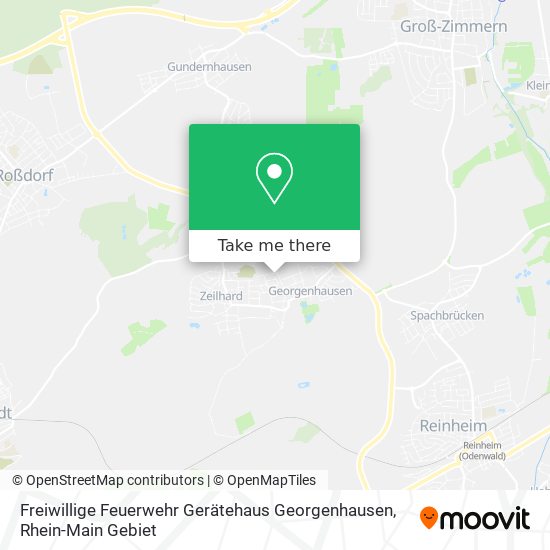 Freiwillige Feuerwehr Gerätehaus Georgenhausen map