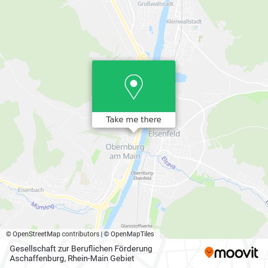 Карта Gesellschaft zur Beruflichen Förderung Aschaffenburg
