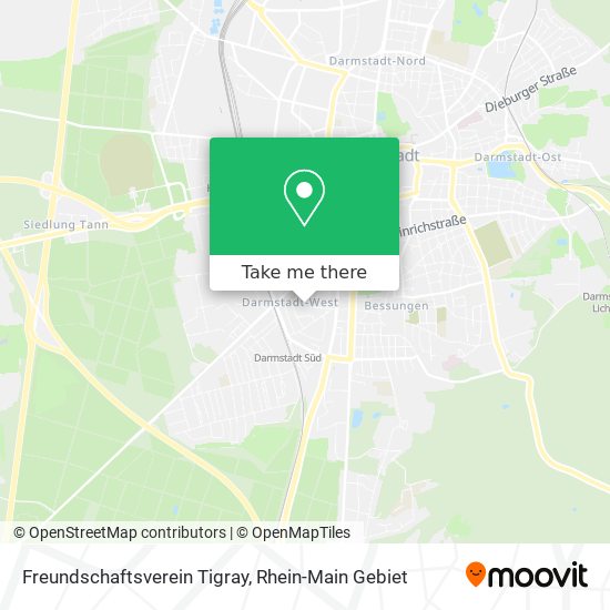 Freundschaftsverein Tigray map