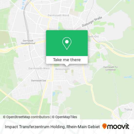 Карта Impact Transferzentrum Holding