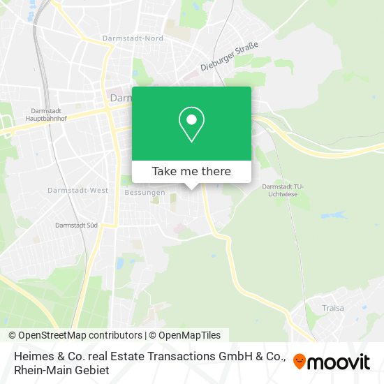 Heimes & Co. real Estate Transactions GmbH & Co. map