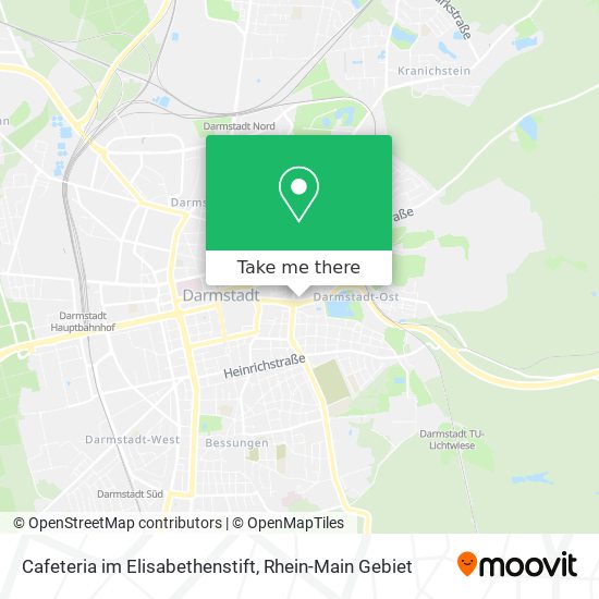 Cafeteria im Elisabethenstift map
