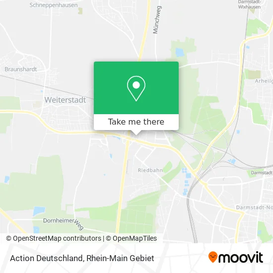Карта Action Deutschland