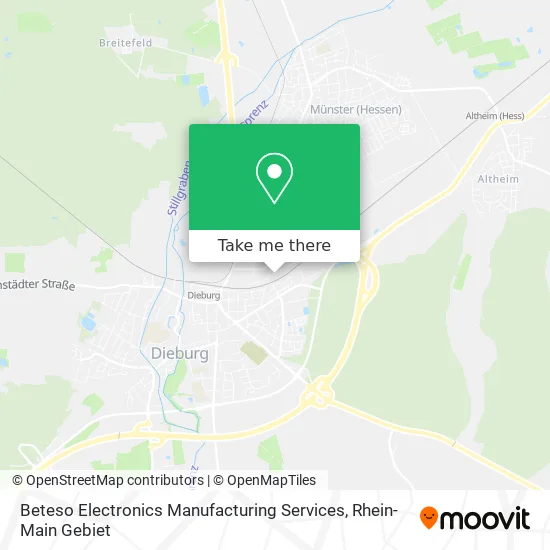 Карта Beteso Electronics Manufacturing Services