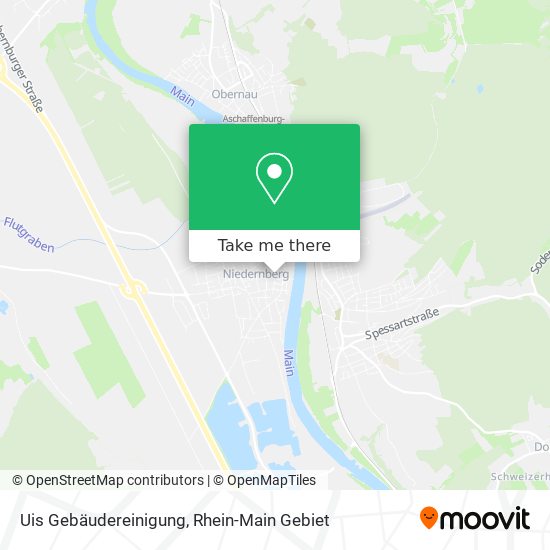 Uis Gebäudereinigung map