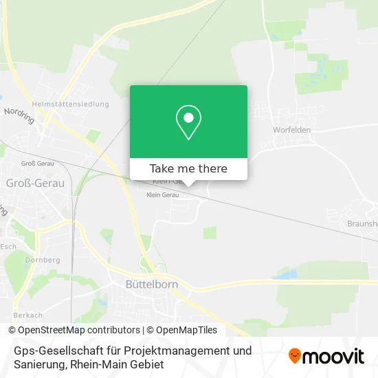Карта Gps-Gesellschaft für Projektmanagement und Sanierung