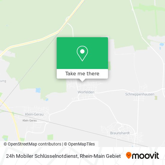 24h Mobiler Schlüsselnotdienst map