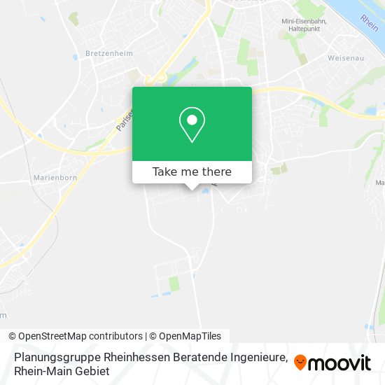 Карта Planungsgruppe Rheinhessen Beratende Ingenieure
