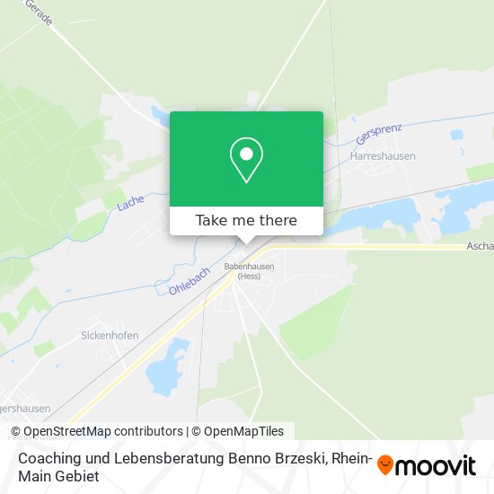 Coaching und Lebensberatung Benno Brzeski map