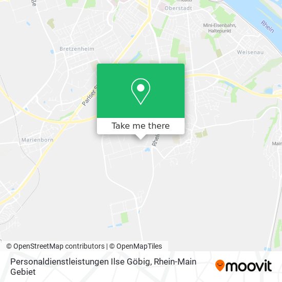 Personaldienstleistungen Ilse Göbig map