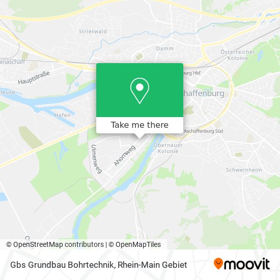 Gbs Grundbau Bohrtechnik map